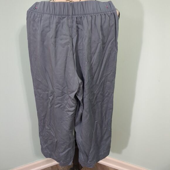 Haven well within cropped wide leg pant tencel extra small grey - Picture 2 of 5
